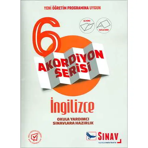 Sınav 6.Sınıf İngilizce Akordiyon Serisi