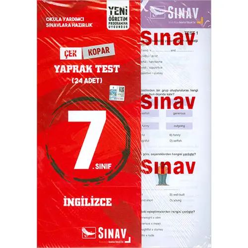 Sınav 7.Sınıf İngilizce Yaprak Test