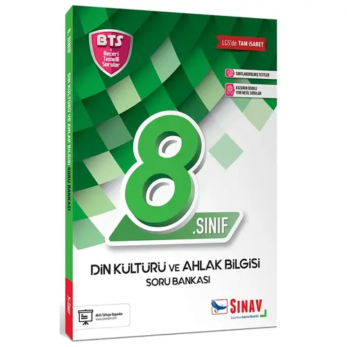 Sınav 8. Sınıf LGS Din Kültürü ve Ahlak Bilgisi BTS Soru Bankası