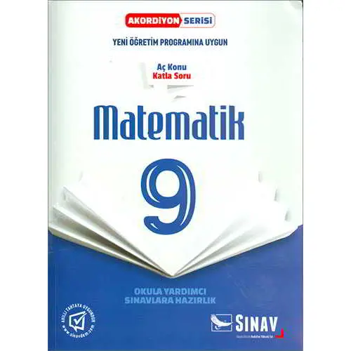 Sınav 9.Sınıf Matematik Aç Konu Katla Soru Akordiyon Serisi