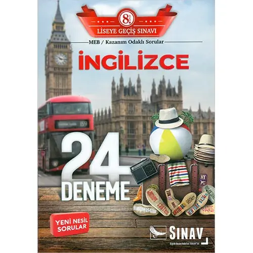 Sınav LGS 8.Sınıf İngilizce 24 Deneme Sınavı