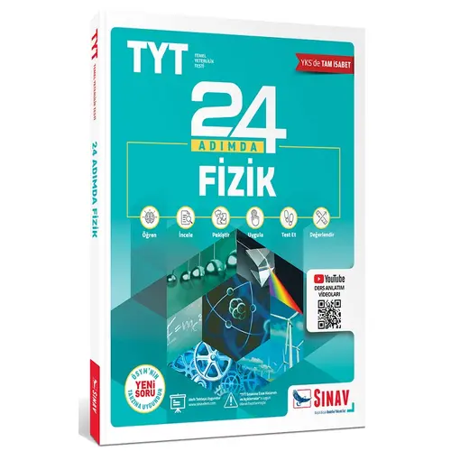 Sınav TYT Fizik 24 Adımda Konu Anlatımlı Soru Bankası