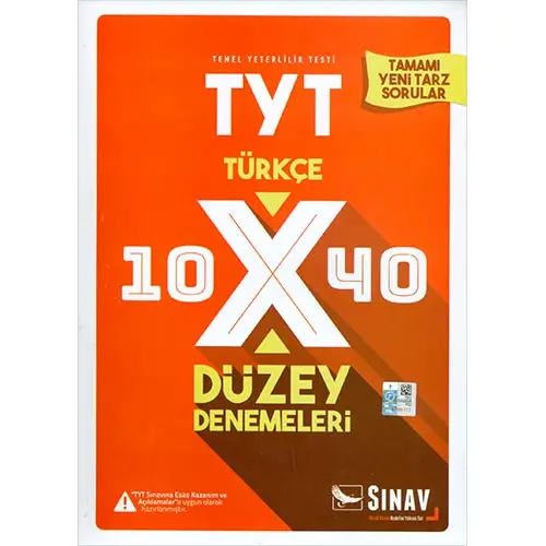 Sınav TYT Türkçe 10xx40 Düzey Denemeleri