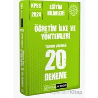 2024 KPSS Eğitim Bilimleri Öğretim İlke ve Yöntemleri 20 Deneme