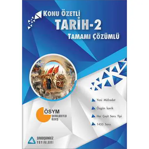 Sıradışıanaliz AYT Tarih-2 Konu Özetli Soru Bankası (Kampanyalı)