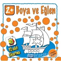 Boya ve Eğlen - Turuncu Kitap - 32 Adet Çıkartma - Kolektif - Parıltı Yayınları