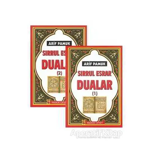 Sırrul Esrar Dualar (2 Cilt Takım, Dua-150) - Arif Pamuk - Pamuk Yayıncılık