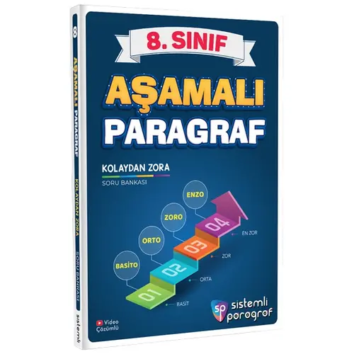 Sistemli Paragraf 8. Sınıf Aşamalı Paragraf Soru Bankası