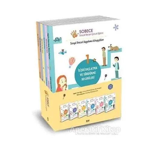 Sobece - Sosyal Beceri Çocuk Eğitimi Seti (6 Kitap Takım) - Aygün Tuçe Ataş - Say Yayınları