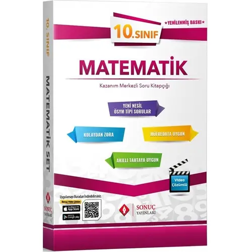 Sonuç 10. Sınıf Matematik Modüler Set Soru Bankası