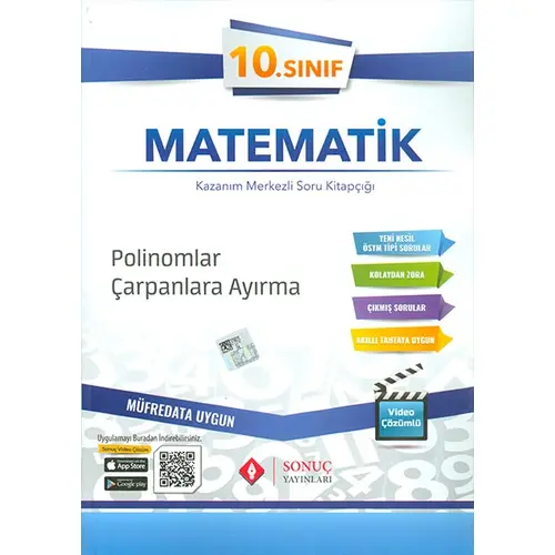 Sonuç 10.Sınıf Matematik Polinomlar, Çarpanlara Ayırma