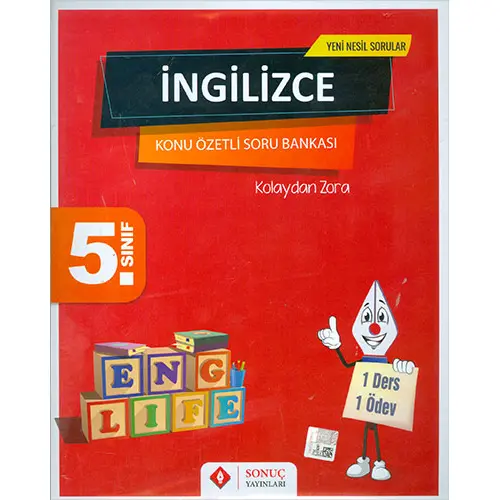 Sonuç 5.Sınıf İngilizce Konu Özetli Soru Bankası