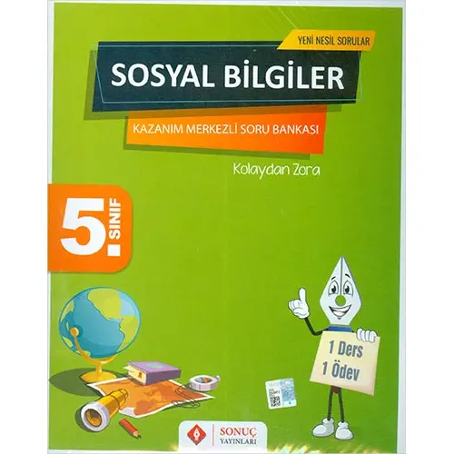 Sonuç 5.Sınıf Sosyal Bilgiler Kazanım Merkezli Soru Bankası