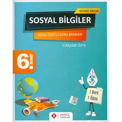 Sonuç 6.Sınıf Sosyal Bilgiler Konu Özetli Soru Bankası