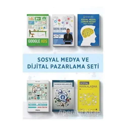 Sosyal Medya ve Dijital Pazarlama Seti (6 Kitap Takım)