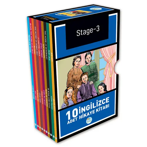Stage-3 İngilizce Hikaye Seti 10 Kitap Seti Maviçatı Yayınları