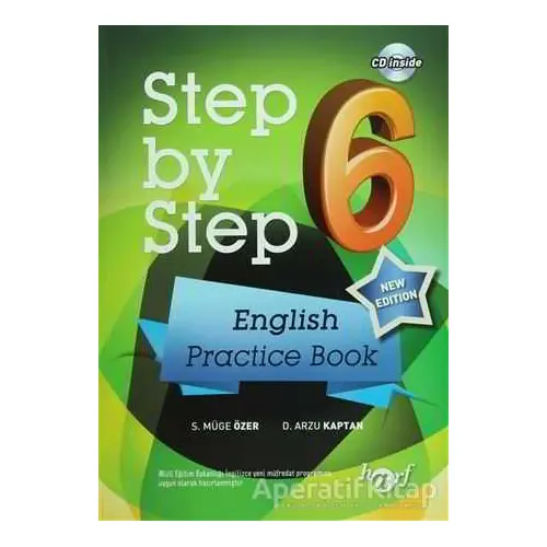 Step by Step 6: English Practice Book (CDli) - D. Arzu Kaptan - Harf Eğitim Yayıncılık