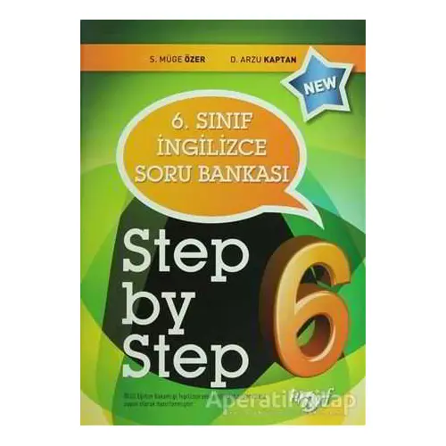 Step by Step 6: Sınıf İngilizce Soru Bankası - D. Arzu Kaptan - Harf Eğitim Yayıncılık