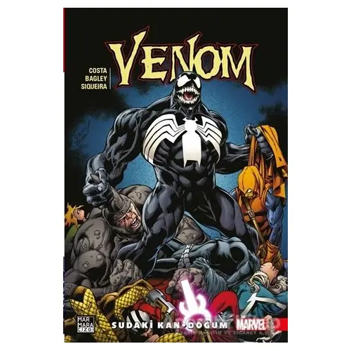 Sudaki Kan - Doğum - Venom Cilt 3 - Mike Costa - Marmara Çizgi