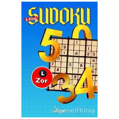 Sudoku 3. Kitap - Zor - Salim Toprak - Girdap Kitap