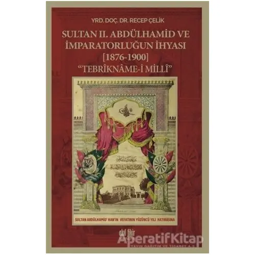Sultan 2. Abdülhamid ve İmparatorluğun İhyası (1876-1900) - Recep Çelik - Akıl Fikir Yayınları