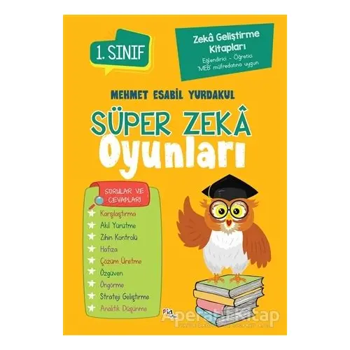 1. Sınıf Süper Zeka Oyunları - Kolektif - Pia Çocuk Yayınları