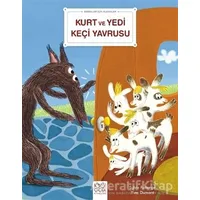 Kurt ve Yedi Keçi Yavrusu - Bebekler İçin Klasikler - Sylvie Roberge - 1001 Çiçek Kitaplar