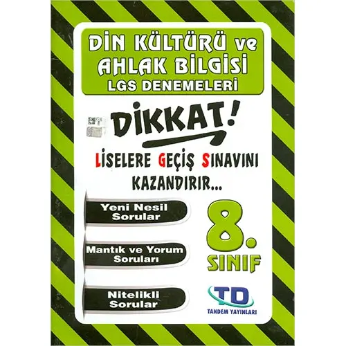 Tandem 8.Sınıf Din Kültürü Lgs Denemeleri