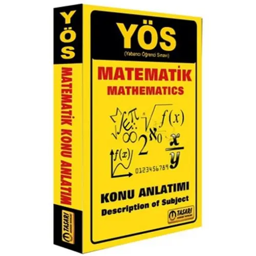 Tasarı 2021 YÖS Matematik Konu Anlatımı