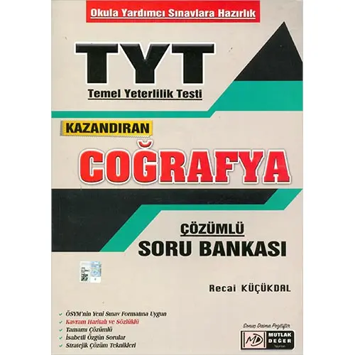 Tasarı TYT Kazandıran Coğrafya Çözümlü Soru Bankası