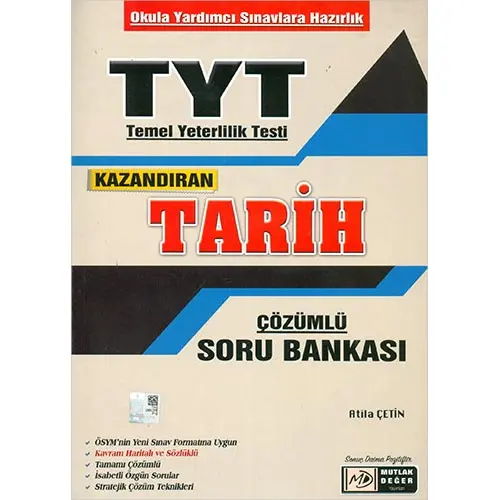 Tasarı TYT Kazandıran Tarih Çözümlü Soru Bankası