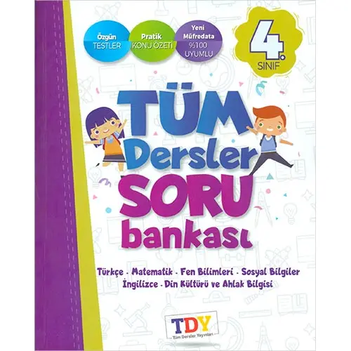 TDY 4.Sınıf Tüm Dersler Soru Bankası