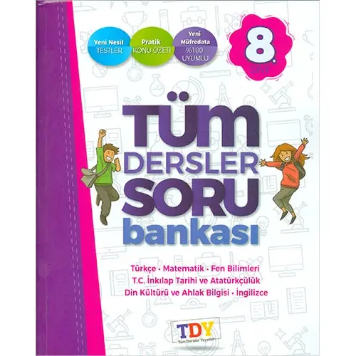 TDY 8.Sınıf Tüm Dersler Soru Bankası