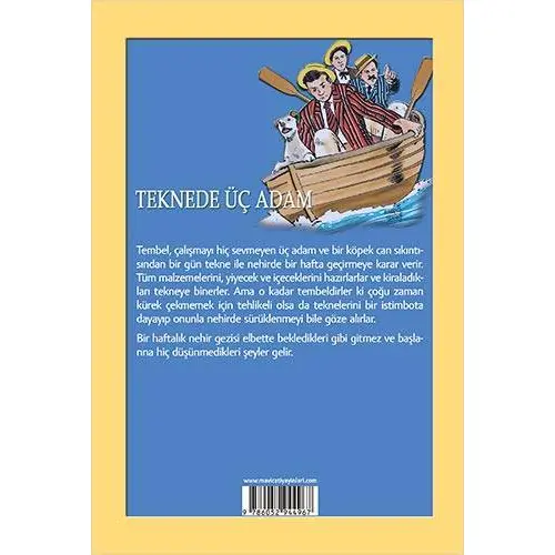 Teknede Üç Adam - Jerome K. Jerome - Maviçatı Yayınları