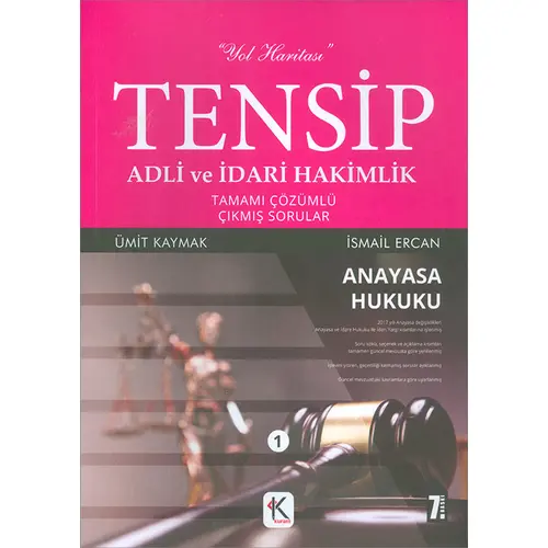 Tensip 1 Anayasa Hukuku Çözümlü Çıkmış Sorular Kuram Kitap