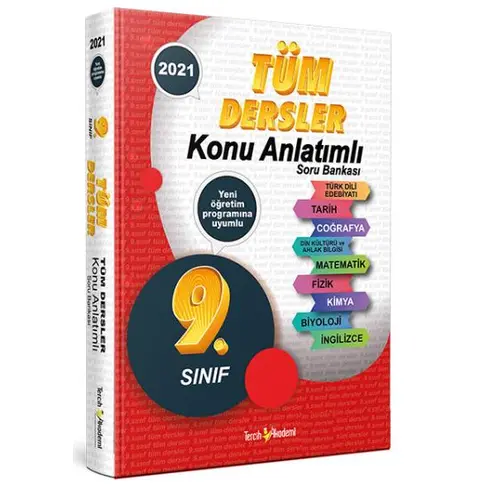 Tercih Akademi 2021-2022 9. Sınıf Tüm Dersler Konu Anlatımlı