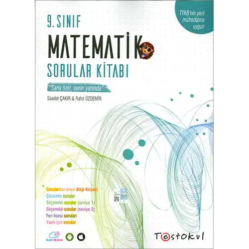 Test Okul 9.Sınıf Matematik Sorular Kitabı