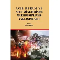 Acil Durum ve Afet Yönetiminde Multidisipliner Yaklaşımlar 1 - Sevil Cengiz - Gazi Kitabevi