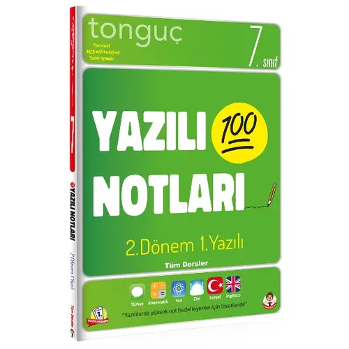 Tonguç 7.Sınıf Yazılı Notları 2. Dönem 1. Yazılı