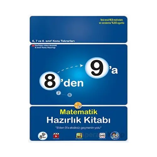 Tonguç 8’den 9’a Matematik Hazırlık Kitabı