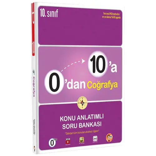 Tonguç Akademi 0’dan 10’a Coğrafya Konu Anlatımlı Soru Bankası