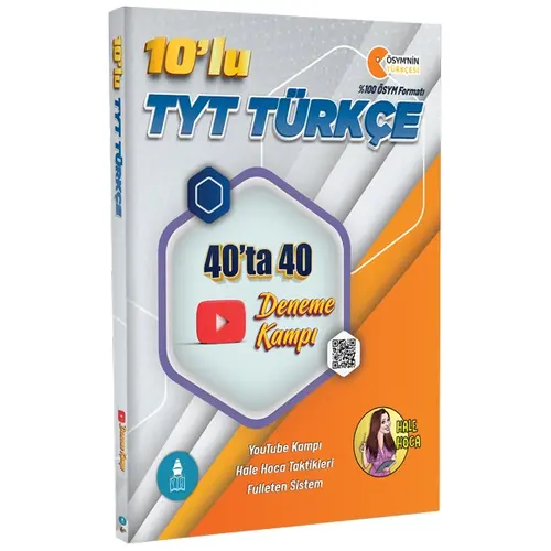 Tonguç Akademi 10’lu TYT Türkçe 40 da 40 Deneme Kampı