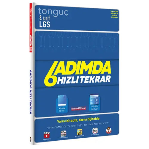 Tonguç Akademi LGS 6 Adımda Hızlı Tekrar