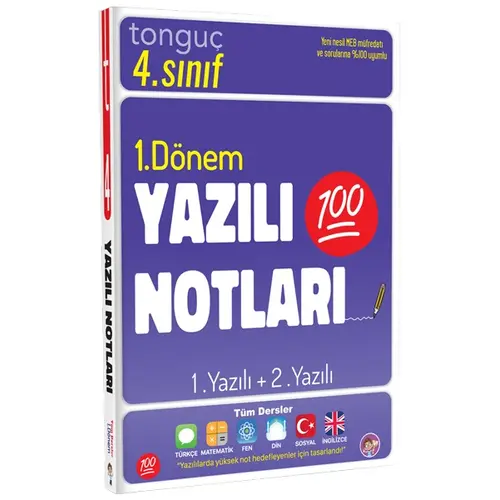 Tonguç Akademi 4. Sınıf Yazılı Notları 1. Dönem 1 ve 2. Yazılı