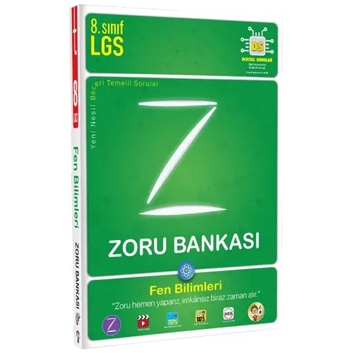 Tonguç Akademi 8. Sınıf Fen Bilimleri Zoru Bankası