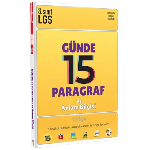 Tonguç Akademi 8.Sınıf LGS Günde 15 Paragraf ve Anlam Bilgisi