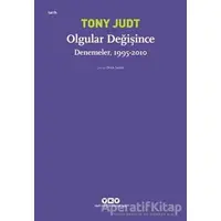 Olgular Değişince - Tony Judt - Yapı Kredi Yayınları