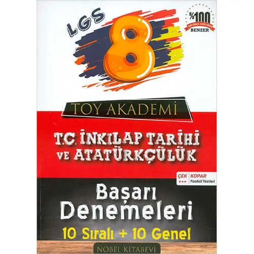 Toy Akademi 8.Sınıf LGS İnkılap Tarihi Başarı Denemeleri