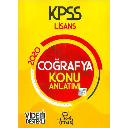 Trend 2020 KPSS Coğrafya Konu Anlatımlı