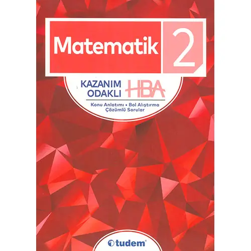 Tudem 2.Sınıf Matematik Kazanım Odaklı HBA